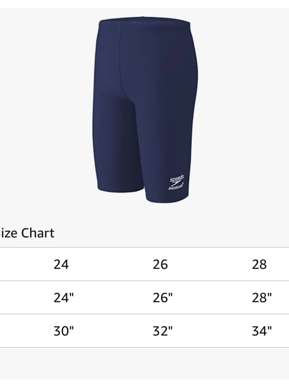 Speedo Boys Swimsuit Jammer Endurance+ Solid USA Youth